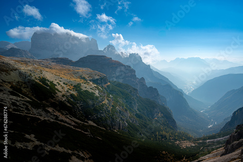 Gebirgslandschaft Dolomiten in Südtirol