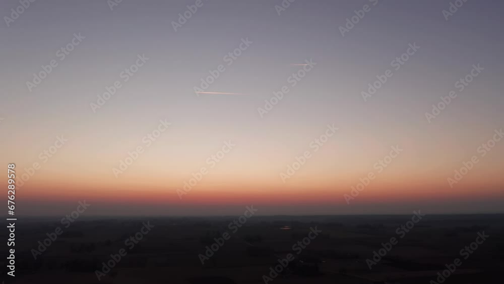 Two planes cross paths at sunset. Two planes cross paths at sunset.