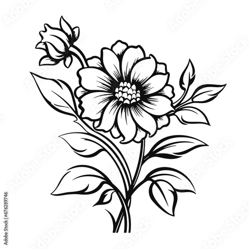 line drawing  line art png  line art prints  spring clipart  line art rose  rose clipart  floral svg  flower png  wildflower svg  flower clipart  bouquet svg  tattoo svg  line art  svg files  svg file