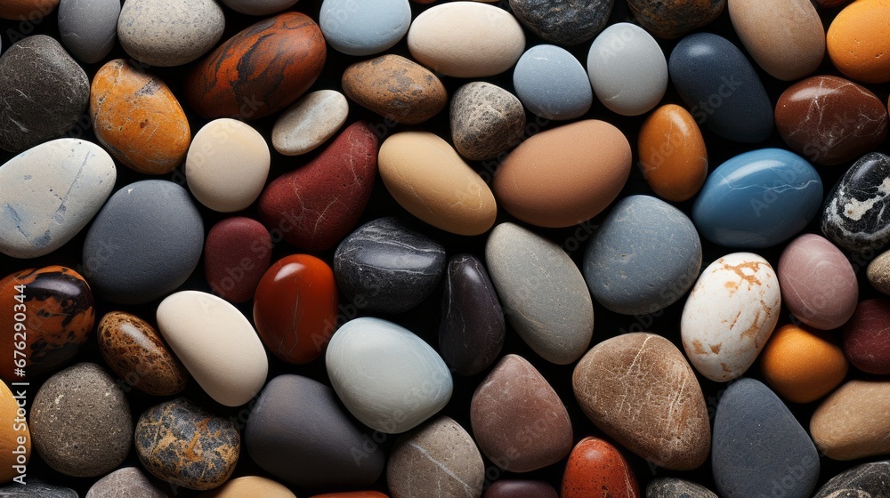 flat river stone texture, Rock wall, Colorful stone background flat river stone texture, Rock wall, Colorful stone background