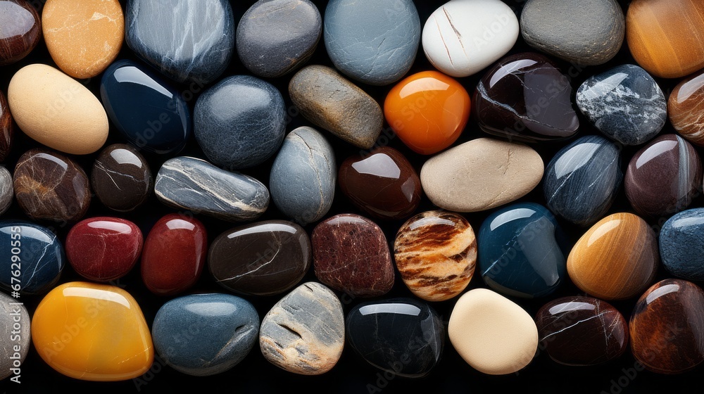 flat river stone texture, Rock wall, Colorful stone background flat river stone texture, Rock wall, Colorful stone background