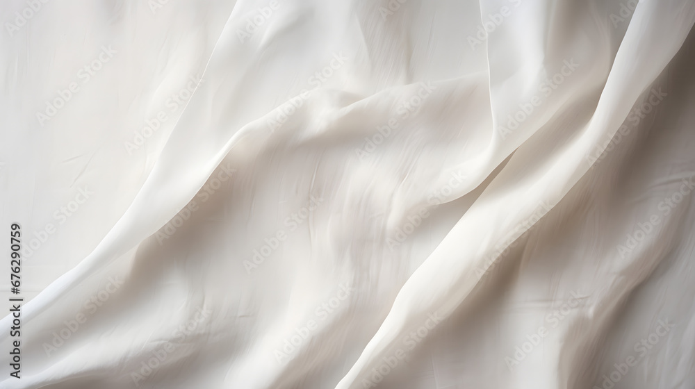 Fabric backdrop White linen canvas crumpled natural cotton fabric Natural handmade linen top view background marble texture. Generative Ai. Fabric backdrop White linen canvas crumpled natural cotton fabric Natural handmade linen top view background marble texture. Generative Ai.