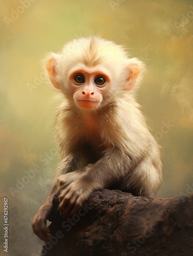 Little monkey. Digital art.