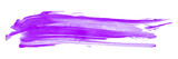 Shiny purple brush watercolor painting isolated on transparent background. watercolor png