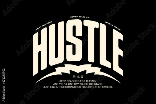 Streetwear Motivational quotes graphic tee templates vector design