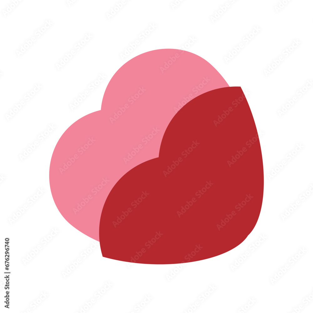 Valentine's day heart icon vector isolated on white background for your web and mobile app design, Valentine's day heart logo concept Valentine's day heart icon vector isolated on white background for your web and mobile app design, Valentine's day heart logo concept