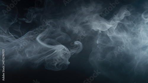 Abstract smoke on black background. Smoke background