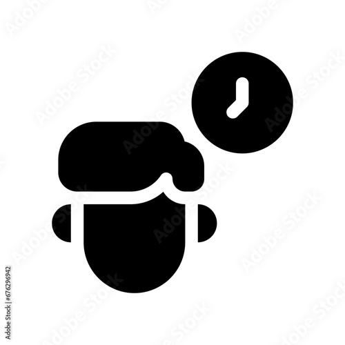 timing glyph icon