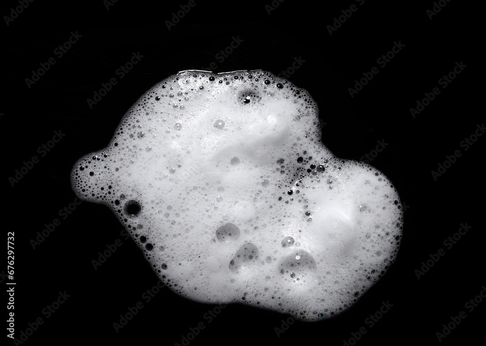 liquid white foam from soap or shampoo or shower gel Abstract soap bubbles. Set foam, and soap bubble isolated on black, with clipping path texture and background. liquid white foam from soap or shampoo or shower gel Abstract soap bubbles. Set foam, and soap bubble isolated on black, with clipping path texture and background.