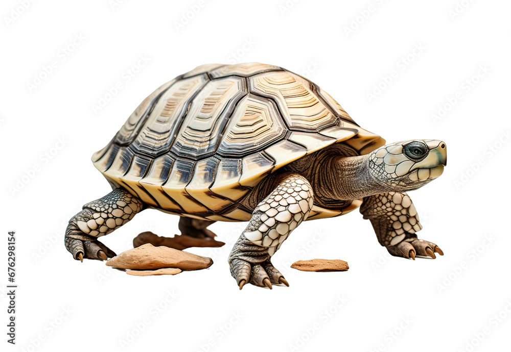 Obraz premium turtle on white background
