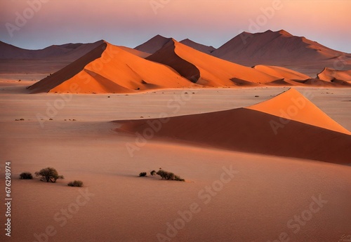 Diamond Dunes  Namibia s Sossusvlei in Morning Glow.