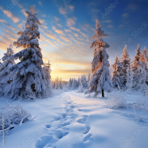 Beautiful winter season 8K HD photography © Tayyaba