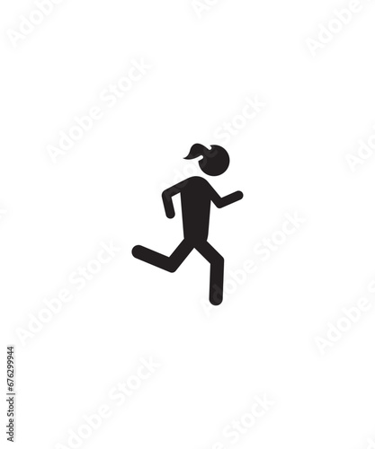 run icon  vector best flat icon.