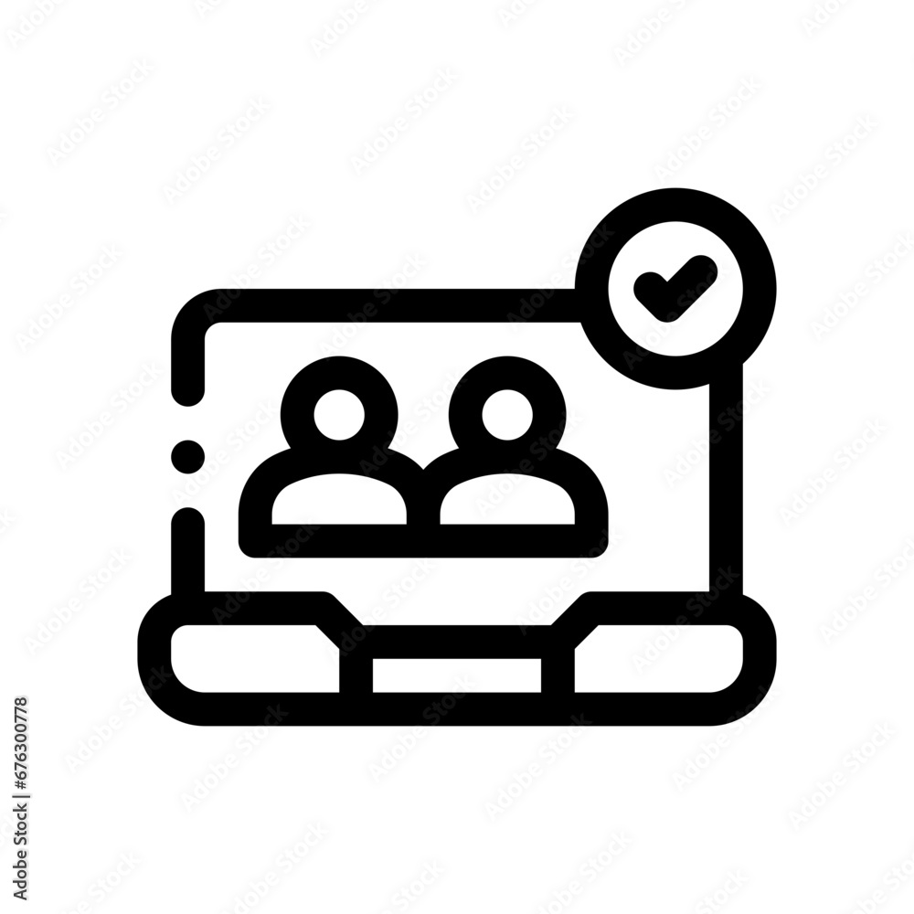 solving problem line icon solving problem line icon