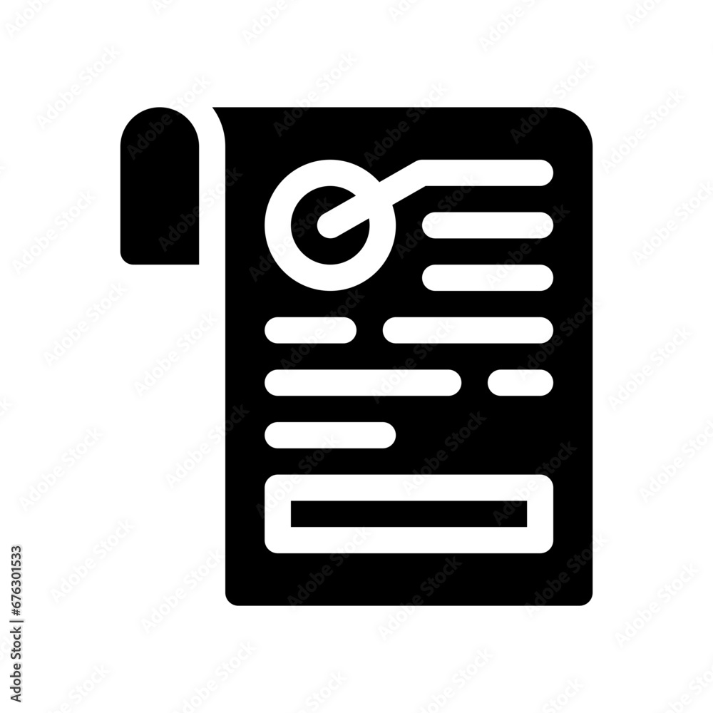 document glyph icon