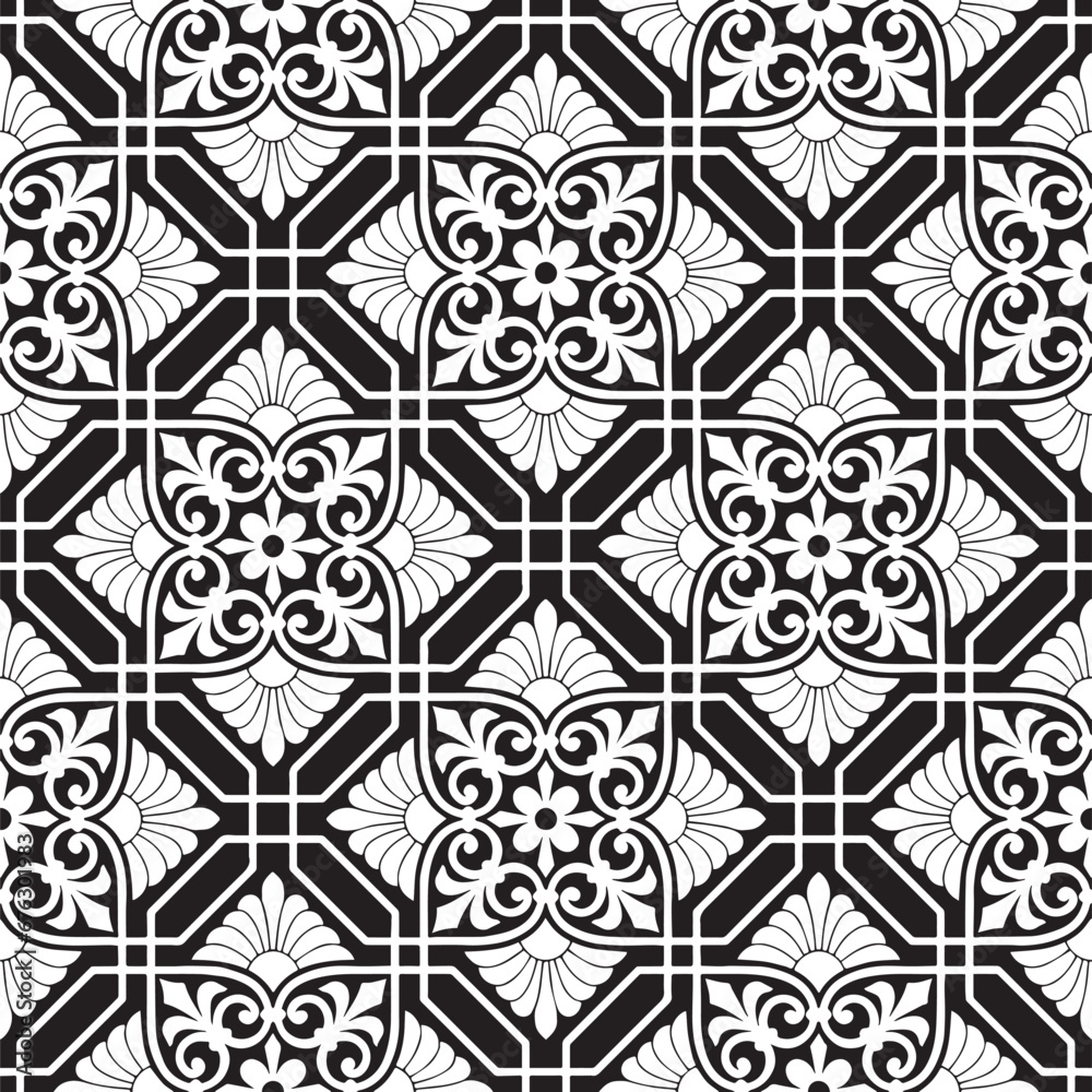 Fototapeta premium Seamless pattern. Vector illustration.