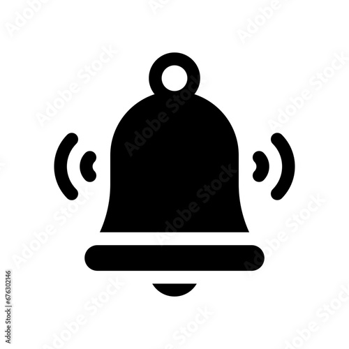 notification bell glyph icon