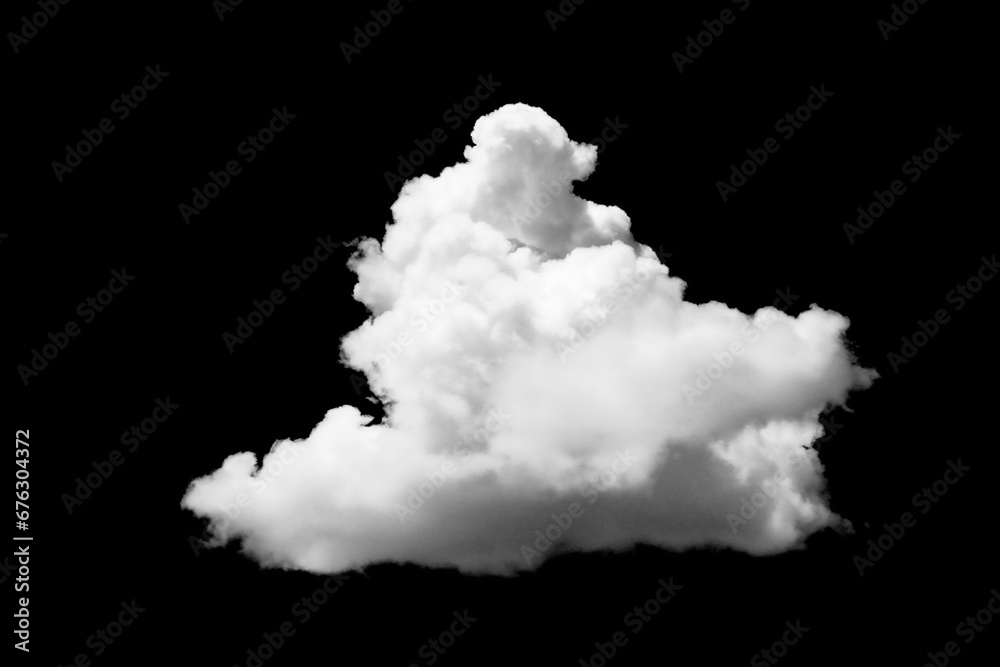 Set of white clouds or smog for design isolated on a black background. Set of white clouds or smog for design isolated on a black background.