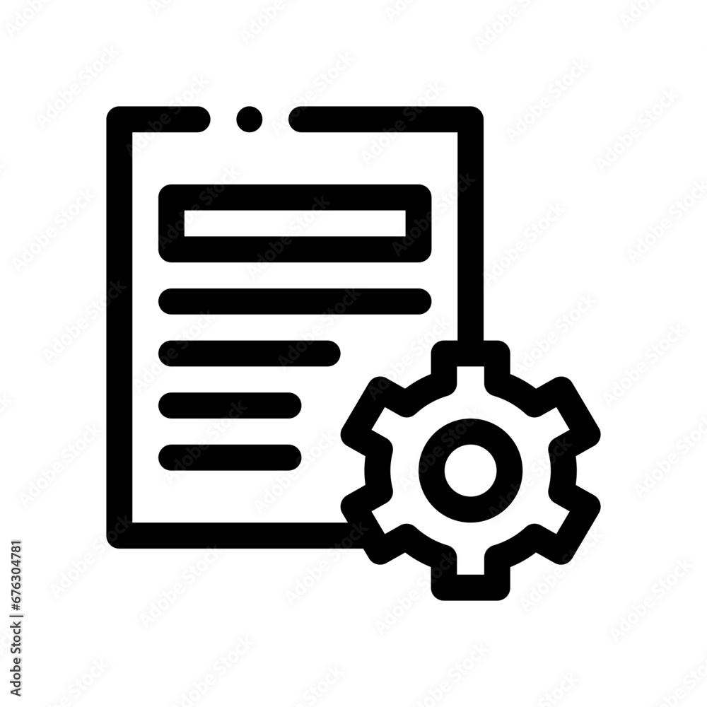 content management line icon content management line icon