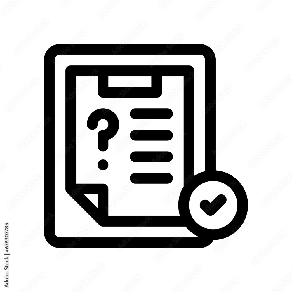 checklist line icon checklist line icon