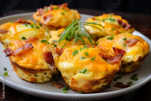 Morning Delight: Bacon and Cheddar Breakfast Egg Muffins
