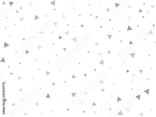 Magic Silver Triangular Confetti