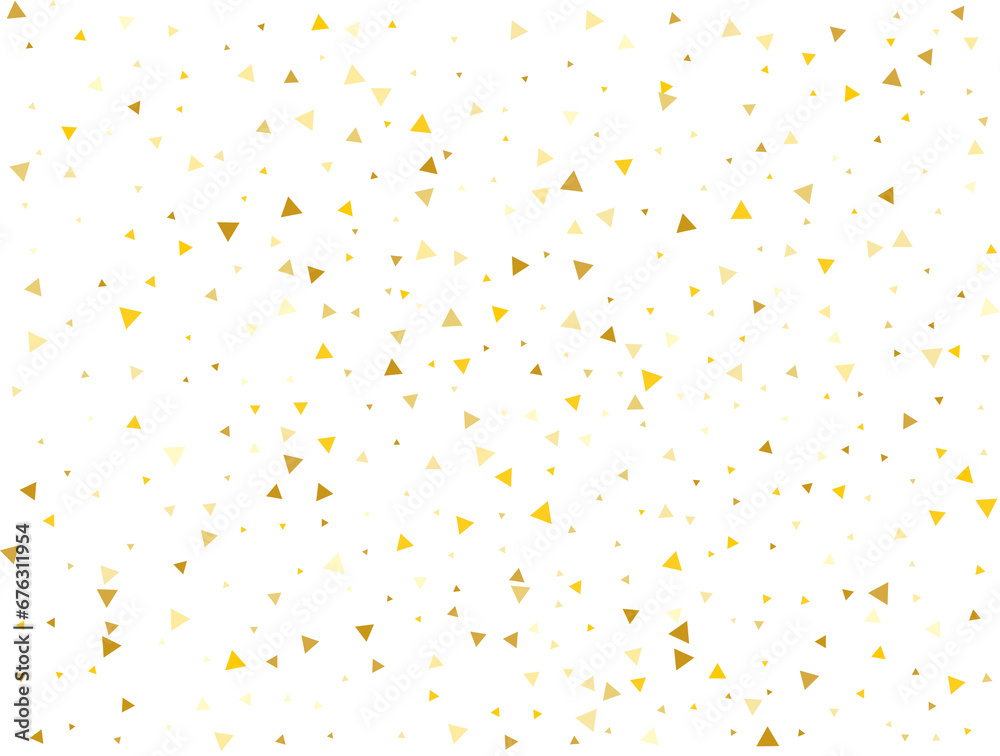 Holiday Golden Triangular Confetti Holiday Golden Triangular Confetti