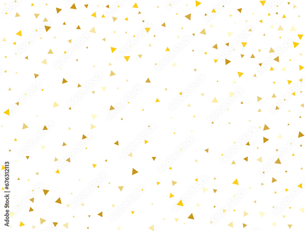 Holiday Golden Triangular Confetti Holiday Golden Triangular Confetti