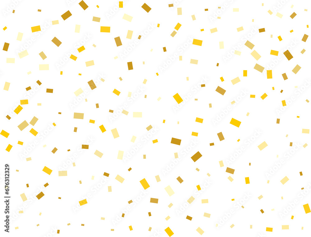Luxury Gold Rectangular Confetti Luxury Gold Rectangular Confetti