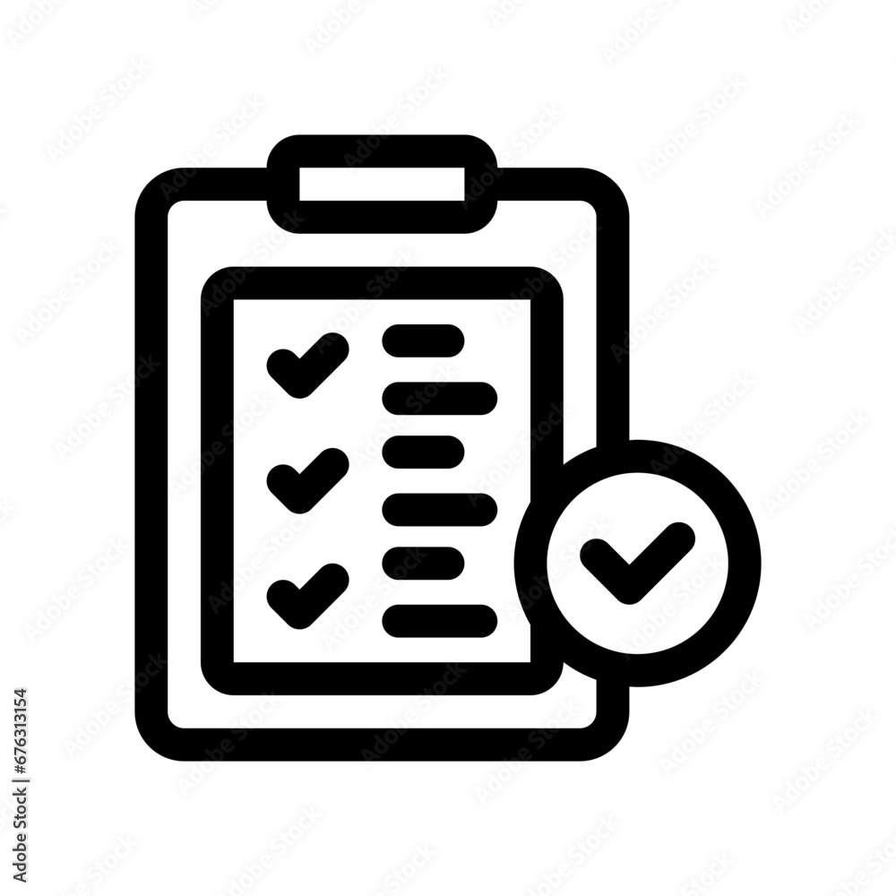 task planning line icon task planning line icon