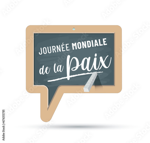 journée mondiale de la paix le premier janvier