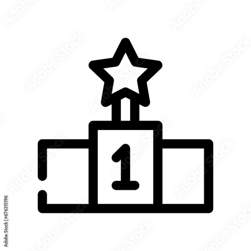 leaderboard line icon