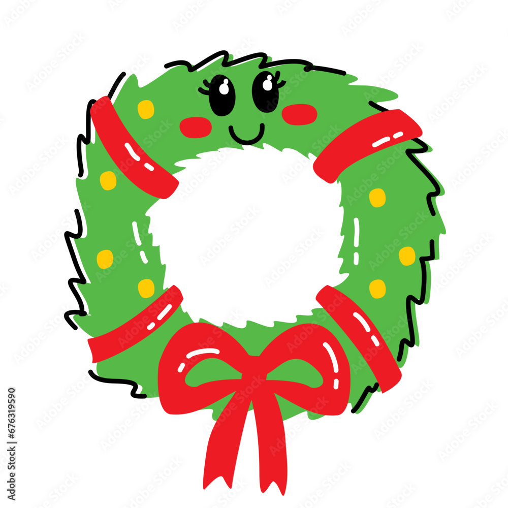 Kawaii Christmas Element Set