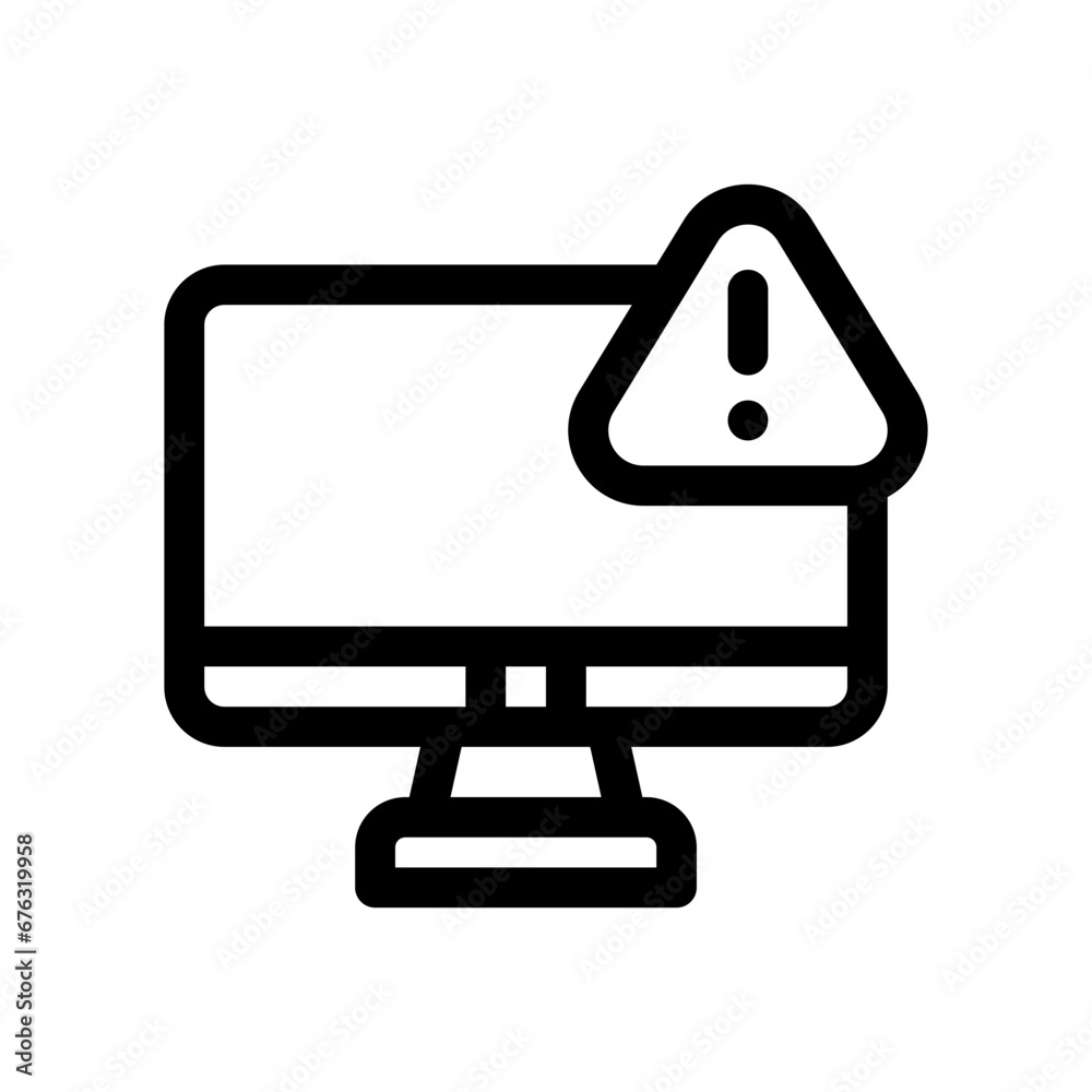 computer line icon computer line icon