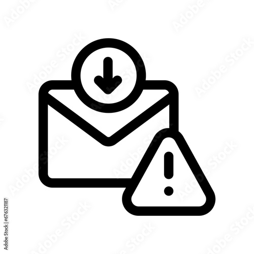 inbox line icon