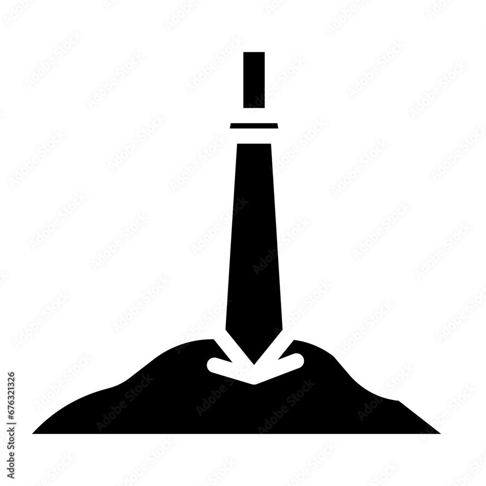 Fototapeta premium excalibur glyph