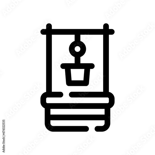 well line icon