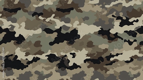 Seamless army masking design for hunting textile fabric printing and wallpaper. Design for fashion abstract background