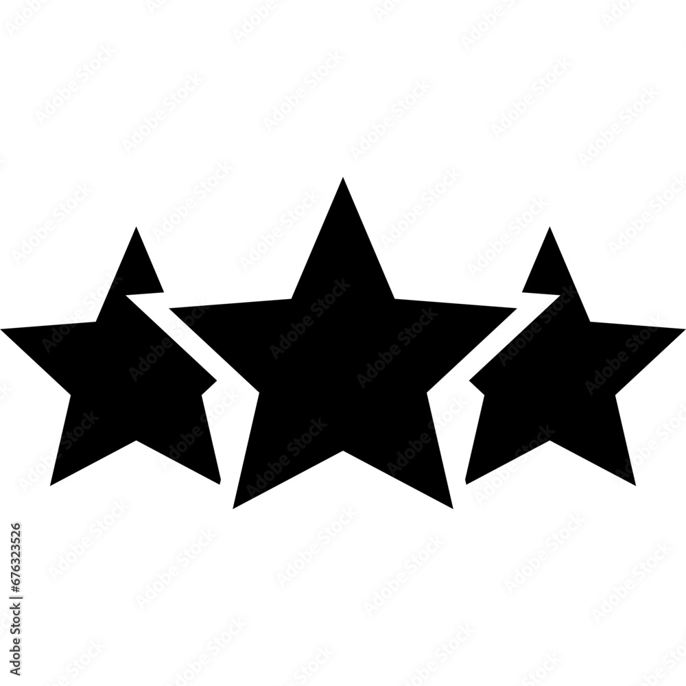 Three Stars Icon Three Stars Icon