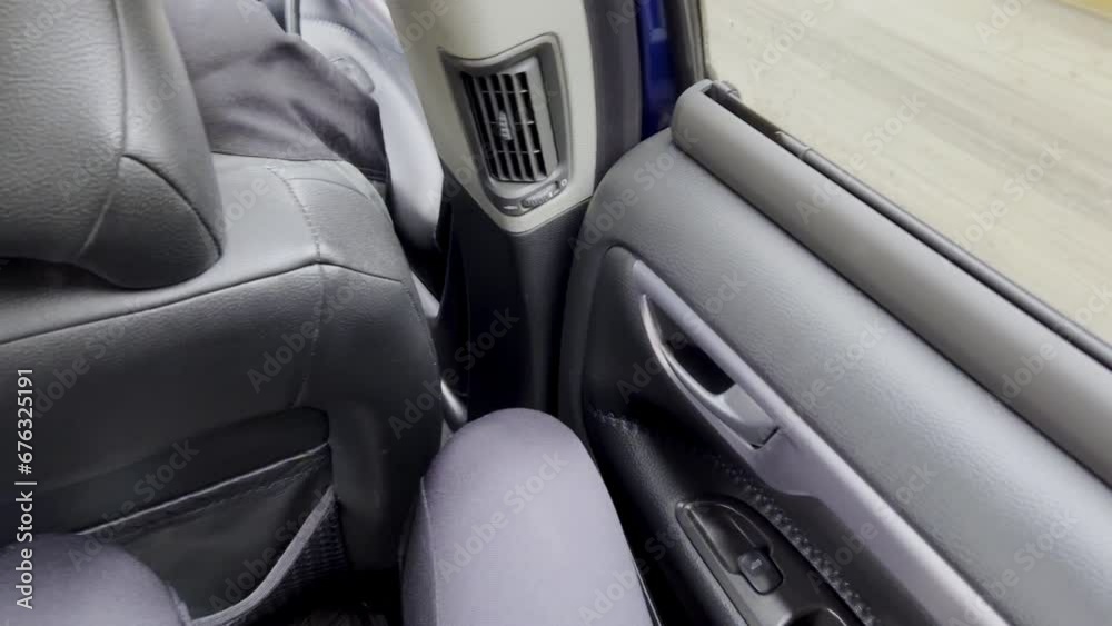sitting in car sitting in car