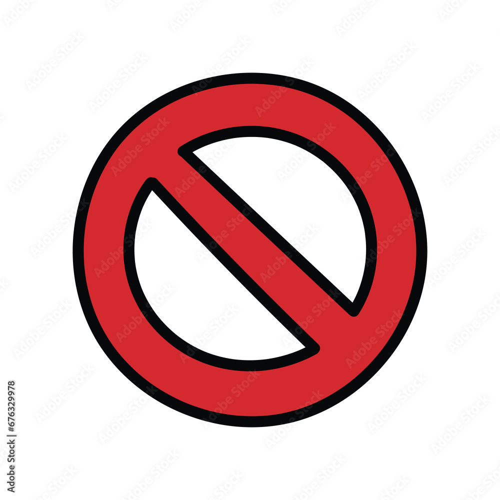 A hand-drawn cartoon doodle stop icon on a white background. A hand-drawn cartoon doodle stop icon on a white background.