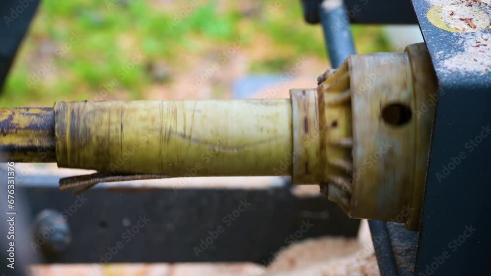 Power coupling of a tractor rotating Power coupling of a tractor rotating