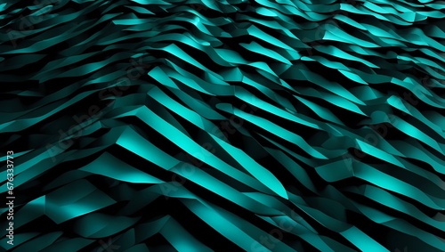 Abstract sea green background with geometric pattern