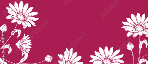 Trendy Hand drawn Wild Meadow florals , Flower bouquet illustration Seamless Pattern Vector Design, Design for fashion , fabric, textile, wallpaper, cover, web , wrapping and all prints