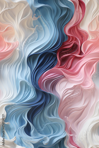 abstract monochrome with soft waves and lines in pastel colors. 