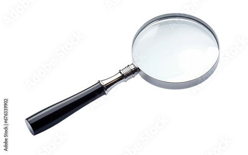 Good Looking White Loupe Isolated on Transparent Background PNG.