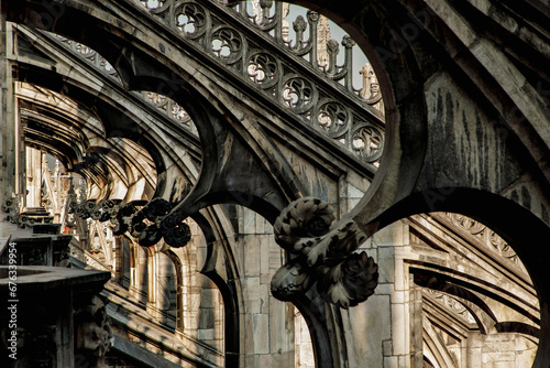 Roof of Milan Cathedral Duomo di Milano