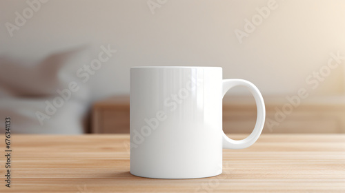 White coffee mug mockup