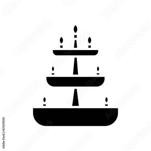 candelabra glyph icon