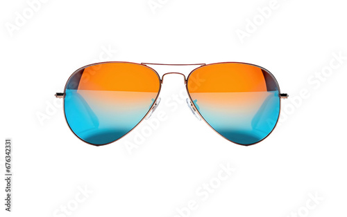 Beautiful Stylish Polarized Sunglasses Isolated on Transparent Background PNG.